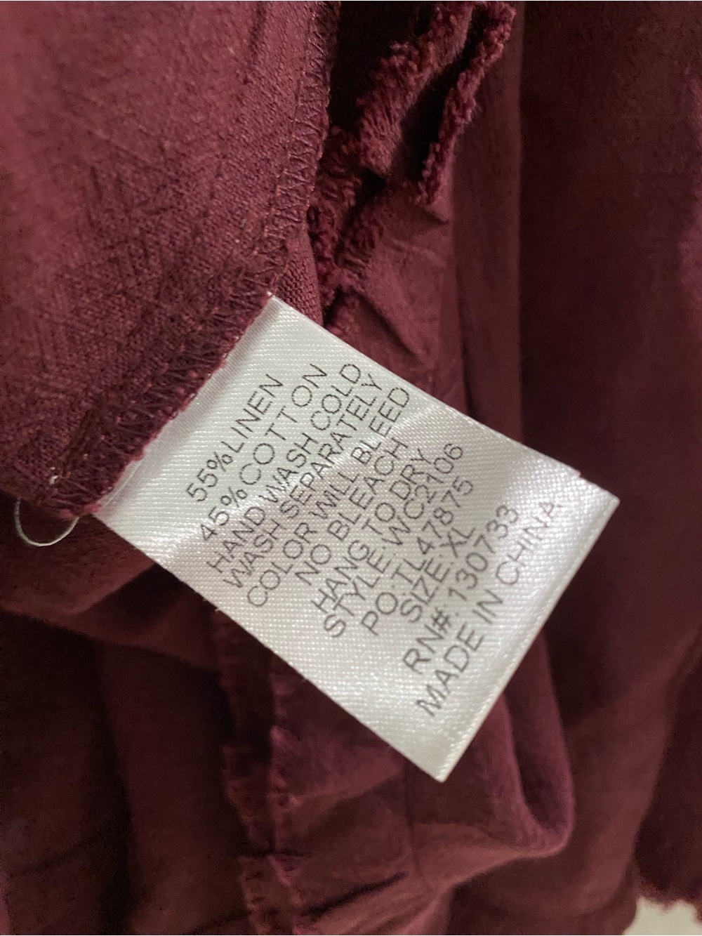 Umgee Long Sleeve Tunic Dress, size XL, new! - Picture 5 of 6